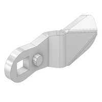 MODULAR SOLUTIONS HANDLE PART CAM LATCH (-5 OFFSET)
